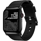NOMAD Modern Leather Band for Apple Watch 45mm Designed to give your Apple Watch a Modern Look For Everyday Wear, Compatible with Apple Watch Ultra 1-3, Series 1-11, and SE