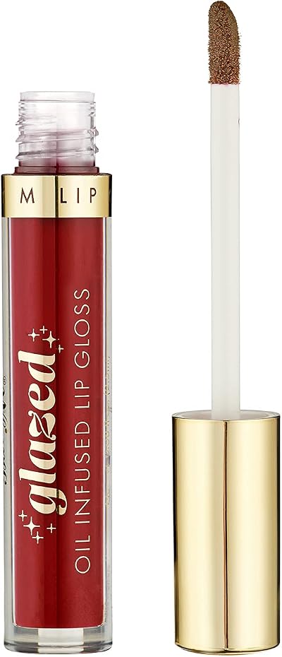 Barry M Glazed Oil Infused Red Lip Gloss So Intriguing Plum Almond Oil