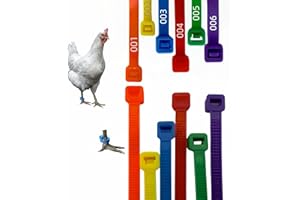 QurXaKa Vibrant 120Pcs Chicken Leg Bands