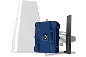 CALLONE+ Cell Phone Booster for Home & Office,Up to 2,000 sq ft,Cell Phone Signal Booster with Band 66/25/2/4/5/12/13/17,Boost 5G 4G Data for All U.S. Carriers FCC Approved Cell Booster (Blue)