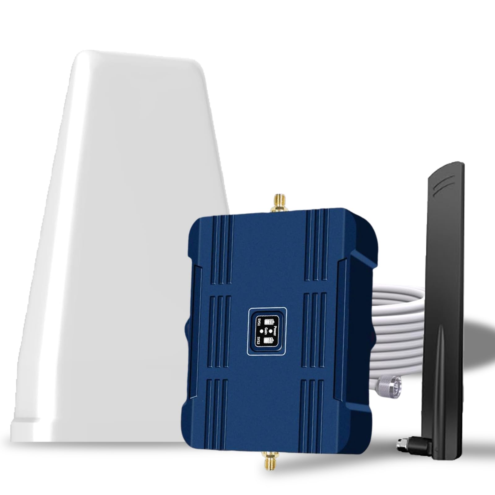 Photo 1 of Cell Phone Booster for Home Office, Up to 2500 Sq.Ft, Cell Phone Signal Booster for Band 5/12/13/17, Boost 5G 4G LTE 3G Data for All U.S. Carriers, FCC Approved