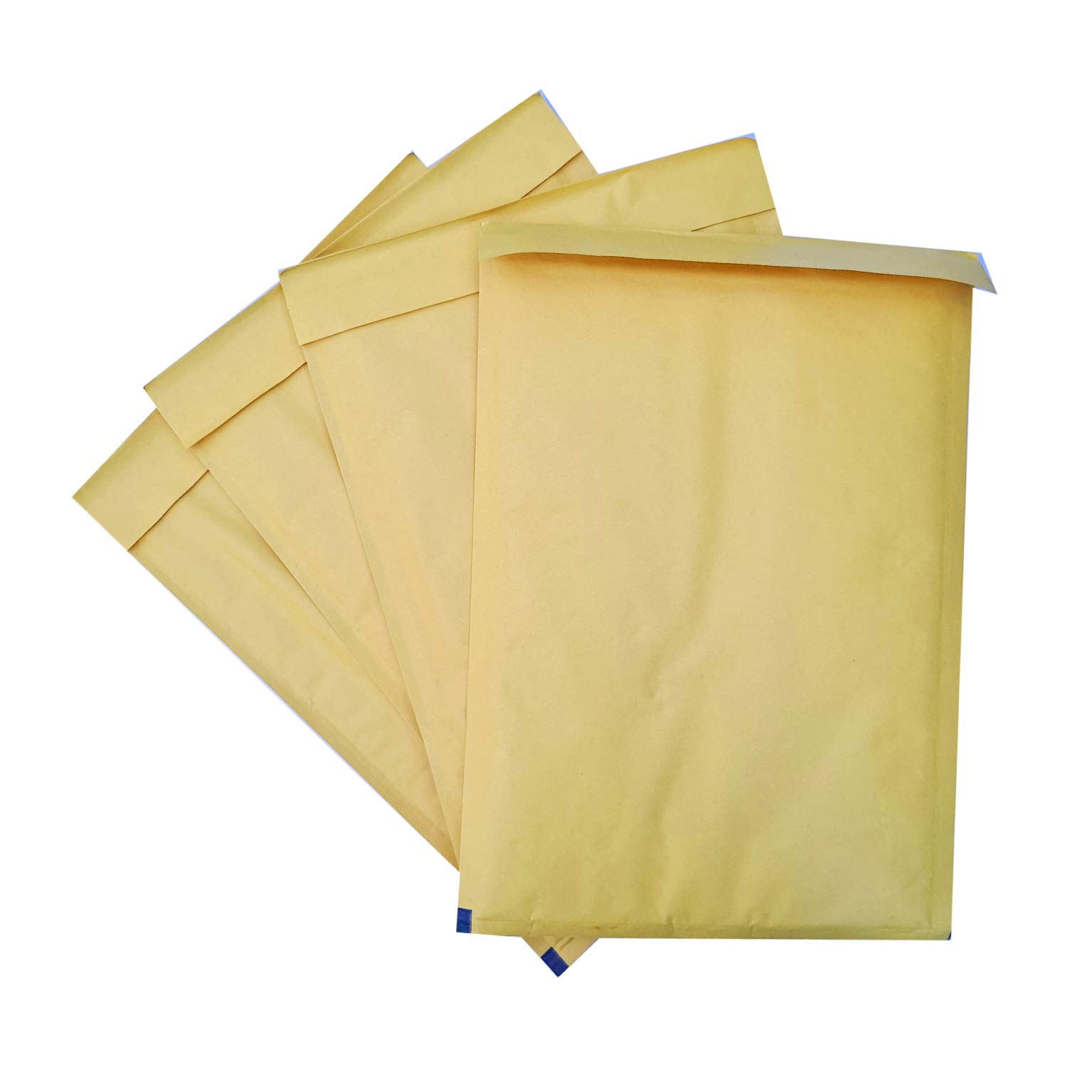 4 x Large Brown Bubble Envelopes – Safe, Secure and Simple to use – with self-Adhesive Easy Peel Strip – NO More Licking