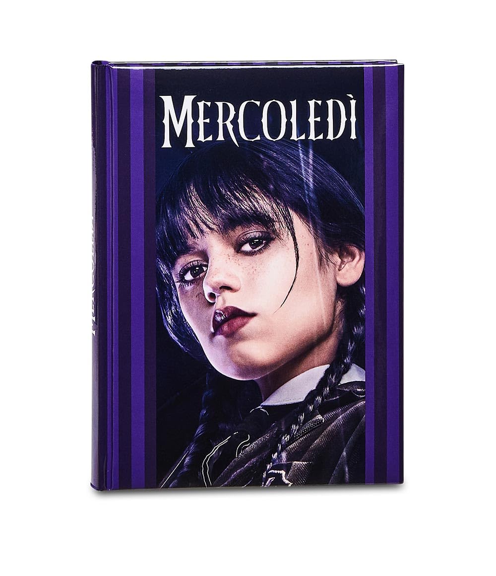 Seven Wednesday School Diary, 12 Months, Purple and Black, School Accessories, Girls and Girls