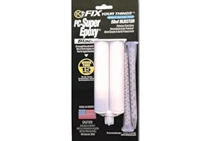 PC Products PC-Super Epoxy Adhesive Paste, Two-Part 50ml Cartridge, Black 519, (Pack of 12)