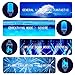 OMK - LED Flame Effect Fire Light Bulbs - Newest Upgraded 4 Modes Blue Flickering Fire Simulated Lamps - E26 Base LED Bulb - 6W Energy Efficient Fire Lights for Indoor/Outdoor Decoration (2Pack)