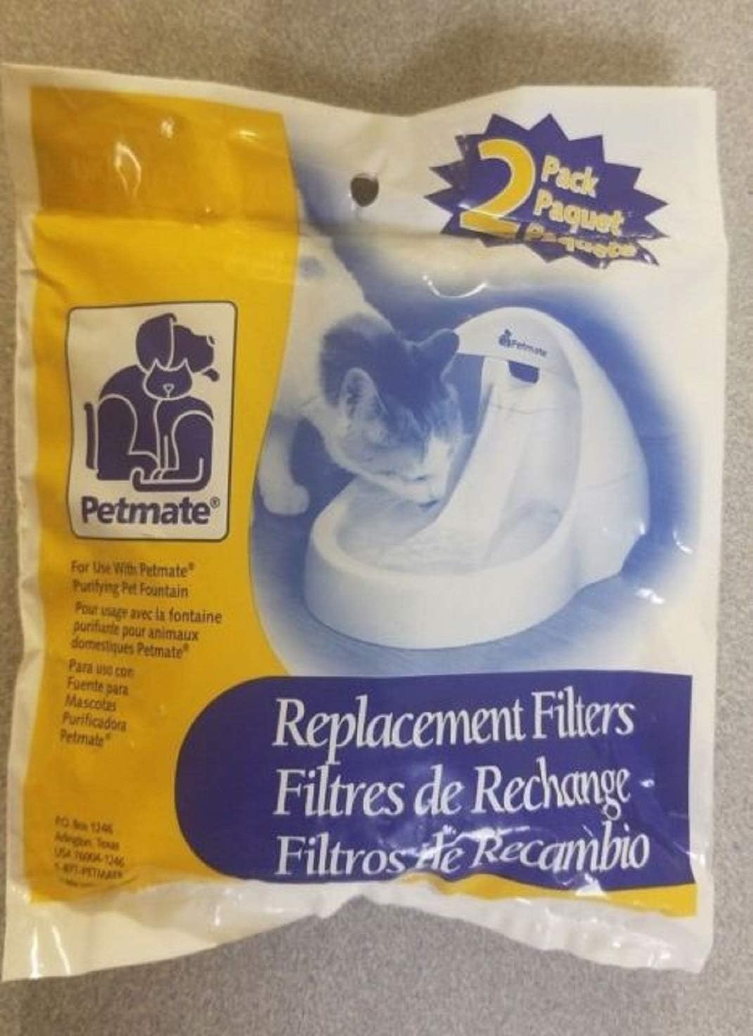 Spare filters for PetMate Fresh Flow Pet Water Fountain For Cats/Dogs