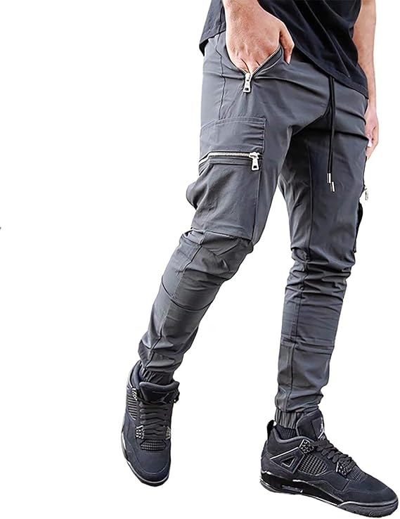 Amazon Lvfu ジョガーパンツ メンズ トレーニングパンツ ジム カーゴパンツ おしゃれ ワークパンツ カジュアル 作業着 ズボン ロングパンツ 大きサイズ ロングパンツ 通販