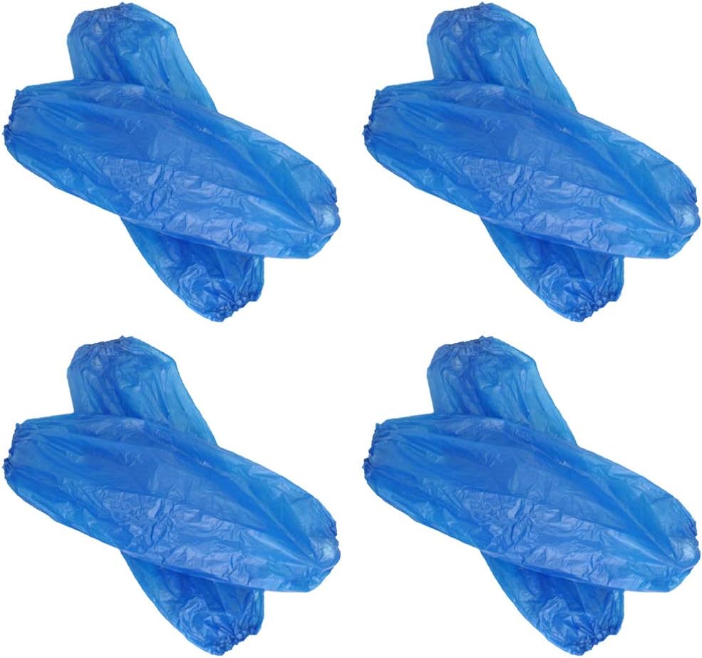 Healifty 200pcs Plastic Arm Sleeves Disposable Arm Covers Waterproof