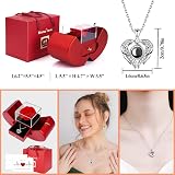 Firestyle Preserved Real Rose & I Love You Necklace Gift Set for Her view 5