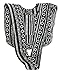 8 AM. Thai Tribal Hmong Boho Striped Ethnic Cotton Boho Sling Crossbody Bag Shoulder Bag Thai Pattern Bag Thai Top Zip Handmade Asia Bag (Stripe Black)
