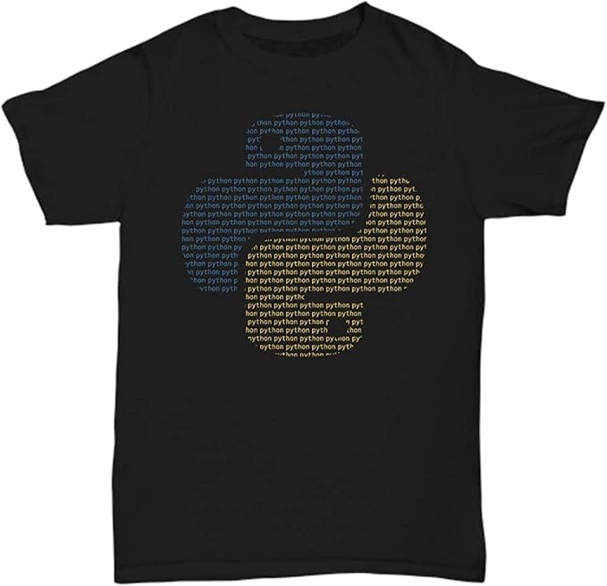 Python Programming Language T-Shirt - Unisex Black and Navy: Amazon.de ...