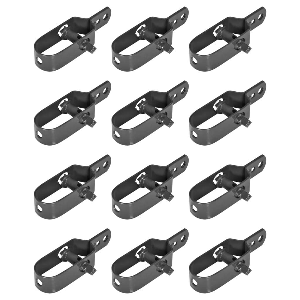 vidaXL Wire Tensioner, for ChainLink Fence 12 pcs 3.9", highDuty