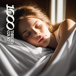 100% Egyptian Cotton Sheets King Size,1000 Thread