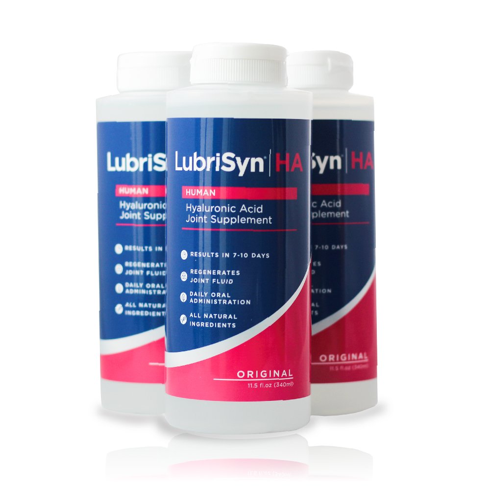 LubriSynHA Human Joint Supplement, Original 3 x 11.5oz AllNatural
