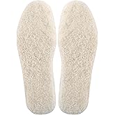 LUZAYA Sheepskin Insoles Men's Women'sPremium Wool Fur Fleece Inserts Cozy Warm Soft