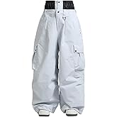 GSOU SNOW Women Men Ski Pants Snowboard Pants Super Baggy Snowboarding Loose Snow Sport Insulation Waterproof Windproof