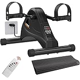 TODO Motorized Pedal Exerciser Mini Exercise Bikes, Under Desk Bike Peddler Exerciser for Seniors Rehab and Arm Leg Physical Therapy