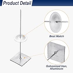 PATIKIL 100mm Self Stick Insulation Pins, 50Sets