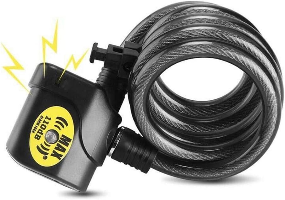 bike lock alarm cable
