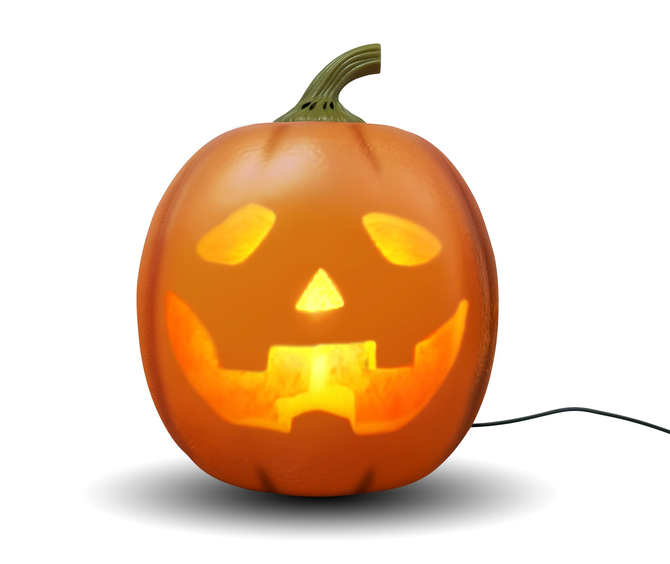 Jabberin' Jack Motion Sensor 12 Inch XL Talking Animated Orange Pumpkin with Built in Video Projector and Speaker Includes 80 Minutes of Content