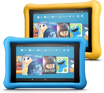 Fire 7 Kids Edition Tablet, 7″ Display, 16 GB, Blue Kid-Proof Case