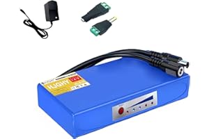 HJGHY DC 12V 12000mAh 18000mAh 21000mAh 5000mAh 6000mAh Rechargeable Polymer Lithium Li-ion Battery with Power Display for Mo