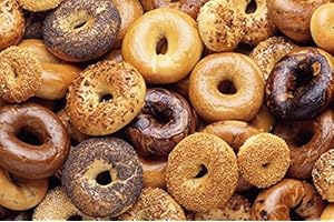 1800nycbagels Fresh New York City - 2 Dozen Assorted 6 Sesame 6 Plain 6 Onion 6 Everything