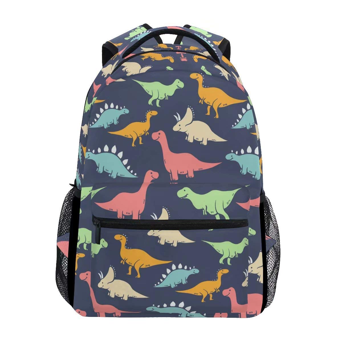 Dinosaur Backpack Kids School Bag Backpack Cute Animal Bookbags Canvas Rucksack Laptop Book Bag Anti Theft Casual Big for Boys Girls Teenagers