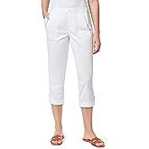 Bandolino Womens Utility Pull on High Rise Straight Leg Capri Standard