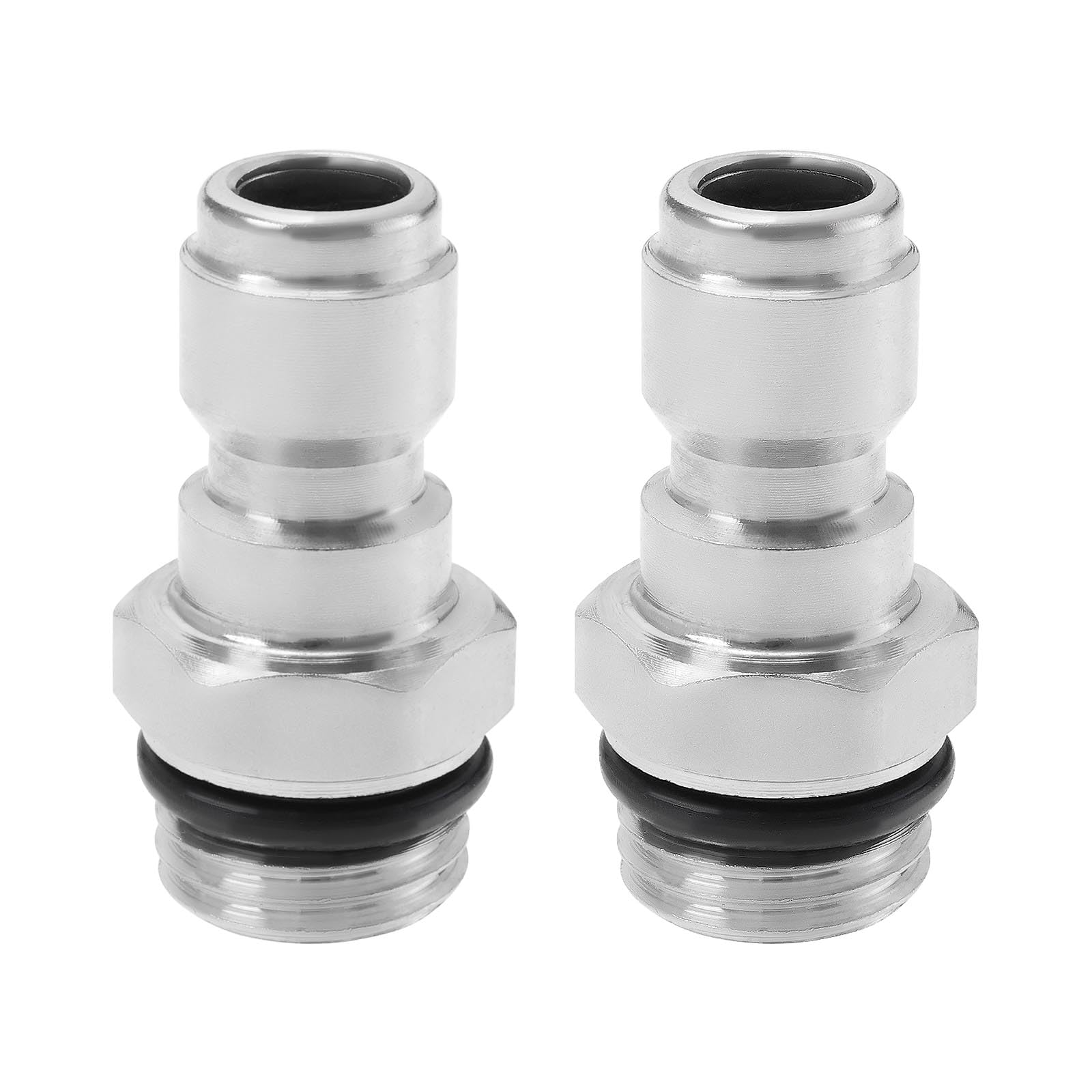 LT Easiyl 2pcs 1/4" Quick Release Connector M22-14mm Male Thread Pressure Washer Coupler Stainless Steel Snow Foam Lance Fittings Thread Hose Connector