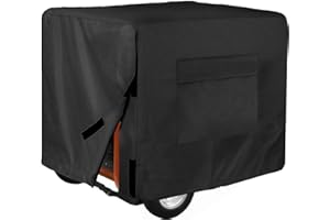 NEWFOM Waterproof Generator Cover Outdoor Heavy Duty Generator Protection Cover, Fit for 5500-15000 Watt Portable Generators, 38”L x 30”W x 28”H