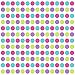 RoomMates RMK2712SCS Multi Glitter Confetti Dots Peel And Stick Wall Decals