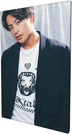 Amazon 21年新款 白濱 亜嵐 しらはま あらん テーマ装飾絵画ポスター木製フレームキャンバス絵画内壁装飾壁画壁ステッカー現代絵画 30 45cm ウォールステッカー オンライン通販