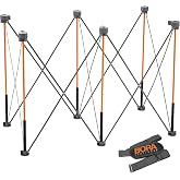 BORA Centipede 2x4 Foot Portable Work Bench Folding Work Table for Garage | 36" Work Height, 2500 lb weight capacity, Heavy Duty Work Benches for Garage, Collapsible Work Bench with Carry Strap
