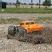 ECX Ruckus 4WD RTR Monster Truck (1/18 Scale), Orange/Yellow