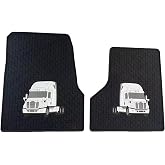 Floor Mats fit for 2008-2017 Freightliner Cascadia All-Weather Guard Cargo Liners 2PCS Set