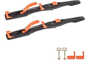 Hodflop Pair Snowmobile Trailer Tie-Down System 1000-SC-FRONT Compatible with Superclamp II Ski Front Clamp Holder 860200950 (2 Pack)