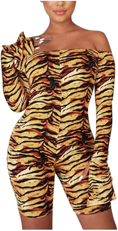 warehouse tiger print jumpsuit