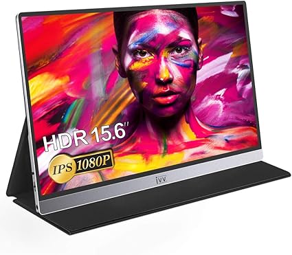 Amazon モバイル モニター Ivv ポタブル ディスプレイ 15 6インチ サブモニター 19 1080fhd スピーカー内蔵 非光沢 軽量 Ps4 Xbox Switch対応 Minihdmi Type C スタンドカバー 縦向き可能 Vesa対応 日本語取扱説明書 三年保証 Ivv パソコン 周辺機器 通販