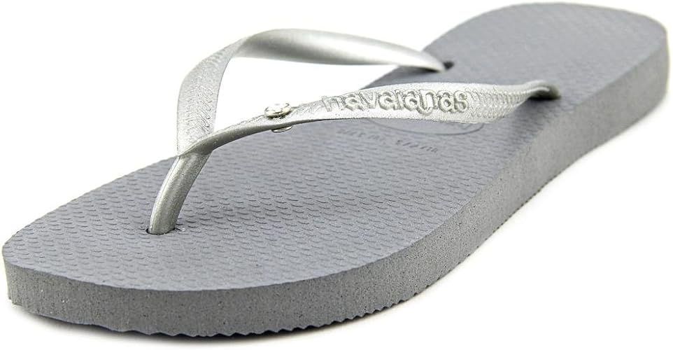 havaianas slim silver