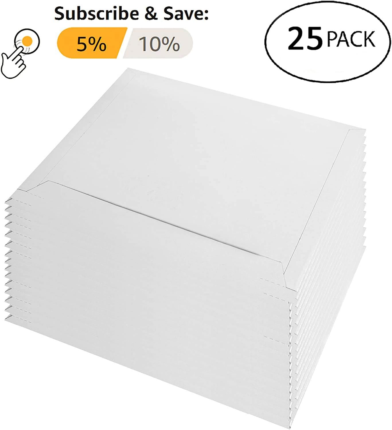 25 Stuck Starr 12 5 X 9 5 Karton Versandtaschen Offnung Auf Langste Seite Stay Flach Umschlage Weiss Fotografie Versandbox No Bend Dokumente Foto Prints Schalen Und Seal Redi Strip Fiberboard Pappe Amazon De Burobedarf