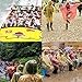 Rongbo Emergency Disposable Rain Ponchos with Hood,6 or 12 Pack Lightweight Portable Rain Gear/Raincoat,Family Combo Rain Ponchos for Kids Teens Adult,Assorted Colors (6Pack)