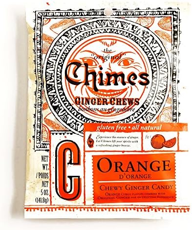 Chimes Orange Ginger Chews 5 oz each (1 Item Per Order)