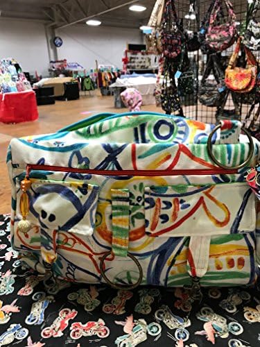 (abstract fish) water repellant bag