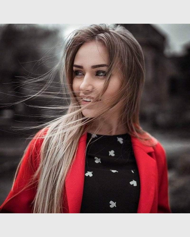 Long Straight Wigs for Women Ombre Brown Blonde Pre Plucked Natural Hairline Synthetic Lace Front Wig Heat Resistant Fiber Hair Replacement Wigs for Daily Party Halloween Use 24"
