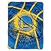NBA Golden State Warriors Royal Plush Raschel Twin Throw Blanket 60