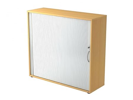 Büro-Rollladenschrank DR-Büro - abschließbarer Aktenschrank in 3 Ordnerhöhen - Maße 120 x 40 x 110 cm - Korpus in 5 Farbvaria
