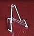 Easel Stand for Coins – Box of 12 | Miniature Coin Easels | Acrylic Triangle Knife Display | Stand | Small Picture Stand | Cabachon Display | Medal Holder | Business Card Stand | CAB2