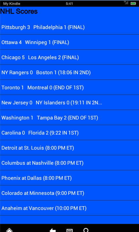 New Jersey Hockey News (Kindle Tablet Edition)