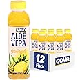 Goya Foods Aloe Vera Drink With Pineapple Flavor, 16.9 Fl Oz (Pack of 12)